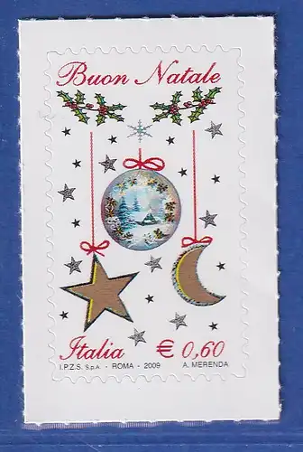 Italien 2009 Weihnachten, Weihnachtsbaumschmuck  Mi.-Nr. 3344 ** 