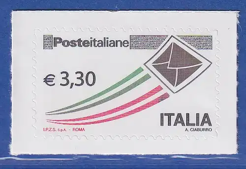 Italien 2009 Freimarke: Post, Briefumschlag  Mi.-Nr. 3356 ** 