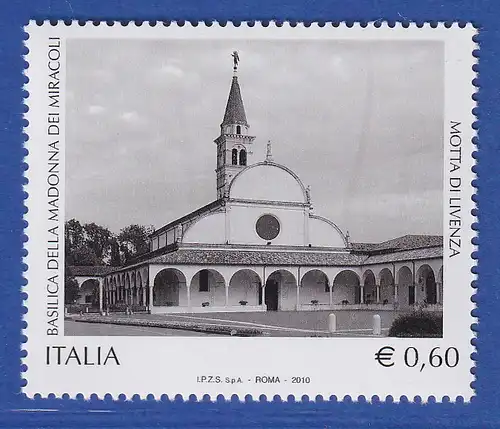 Italien 2010 Basilika Madonna dei Miracoli, Motta di Livenza Mi.- Nr.3365 ** 
