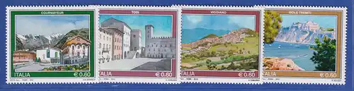 Italien 2010 Tourismus  Mi.- Nr. 3381-84 ** 
