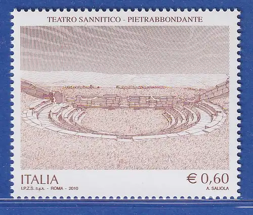 Italien 2010 Samnitisches Theater, Pietrabbondante  Mi.-Nr. 3397 ** 