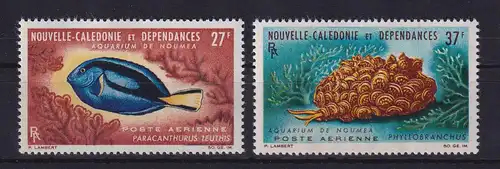 Neukaledonien 1964 Meerestiere Mi.-Nr. 408-409 postfrisch **