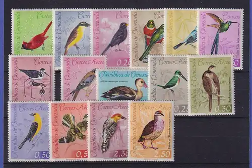 Venezuela 1962 Flugpostmarken Vögel Mi.-Nr. 1464-1478 postfrisch **