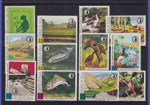 Venezuela 1968 Naturschutz Mi.-Nr. 1759-1770 postfrisch **