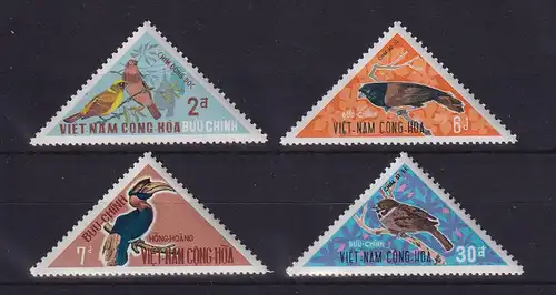 Süd-Vietnam 1970 Vögel Mi.-Nr. 442-445 **