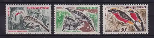 Niger 1967 Vögel Mi.-Nr. 149-151 postfrisch **
