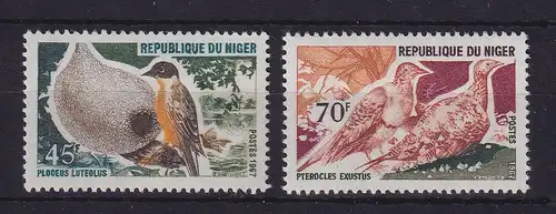 Niger 1967 Vögel Mi.-Nr. 174-175 postfrisch **