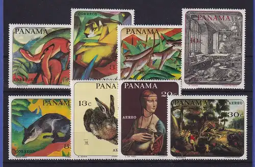 Panama 1967 Tierdarstellungen in der Kunst Mi.-Nr. 1009-1016 postfrisch **