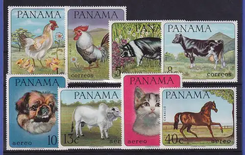 Panama 1967 Haus- und Nutztiere Mi.-Nr. 956-963 postfrisch **
