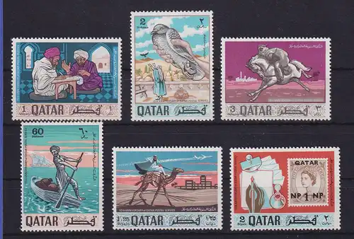 Qatar 1968 Landesmotive Mi.-Nr. 329-334 postfrisch **