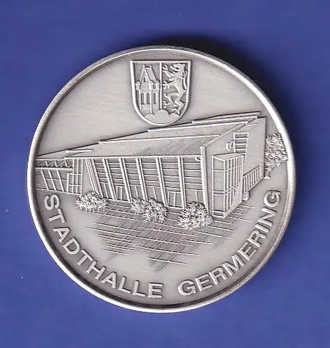 Silbermedaille Zur Eröffnung der Stadthalle Germering 1993