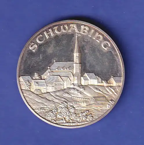Silbermedaille 1200 Jahre Schwabing 1982