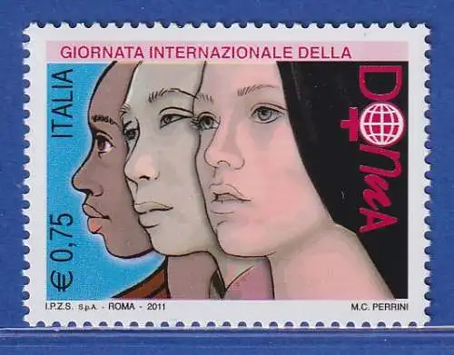 Italien 2011 Internationaler Tag der Frau  Mi.-Nr. 3426 ** 
