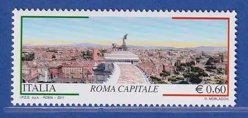 Italien 2011 Rom Panorama Skulptur von Marcella Morlacchi Mi.-Nr. 3440 **