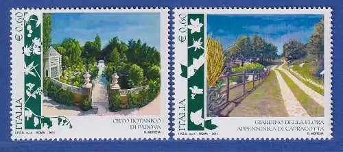 Italien 2011 Parks und Gärten  Mi.-Nr. 3463-64 ** 