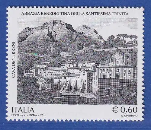 Italien 2011 Benediktinerabtei, Cava de' Tirreni  Mi.-Nr. 3465 **
