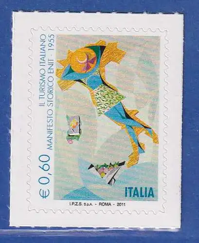 Italien 2011 Tourismus, Plakat der natio. Tourismusbehörde ENIT Mi.-Nr. 3472 ** 