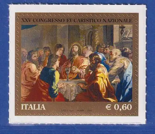 Italien 2011 Eucharistischer Kongress, Das letzte Abendmahl Mi.-Nr. 3479 ** 