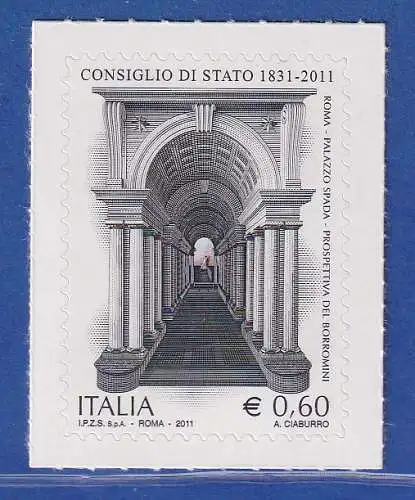 Italien 2011 Staatsrat Rom, Galerie im Palazzo Spada Mi.-Nr. 3482 ** 