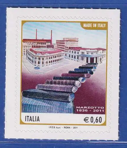 Italien 2011 Made in Italy Textilfabrik Marzotto Mi.-Nr. 3485 ** 