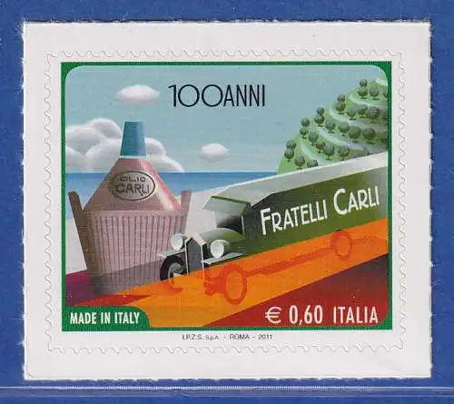 Italien 2011 Made in Itally  Olivenöl Fratelli Carli Mi.-Nr. 3499 ** 