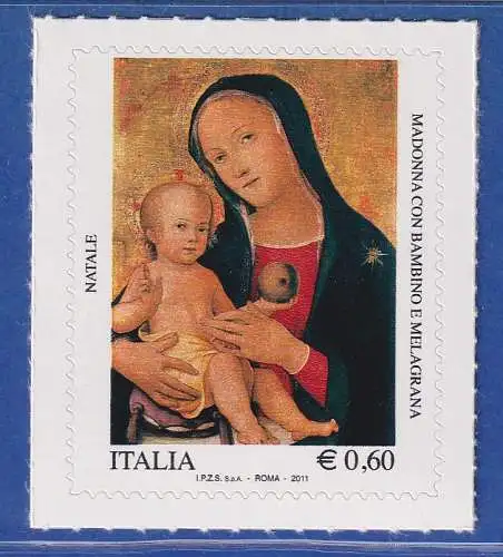 Italien 2011 Weihnachten Maria mit Kind und Granatapfel Mi.-Nr. 3500 **
