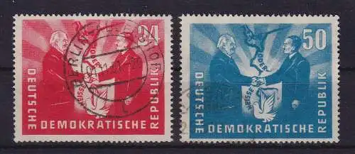 DDR 1951 Deutsch-Polnische Freundschaft Mi.-Nr. 284-285 gestempelt