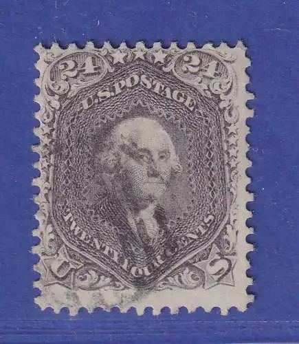USA 1862 George Washington 24 Cents Mi.-Nr. 23 gestempelt