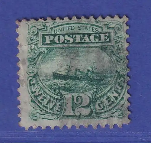 USA 1869 Postschiff 12 Cents Mi.-Nr. 31 gestempelt