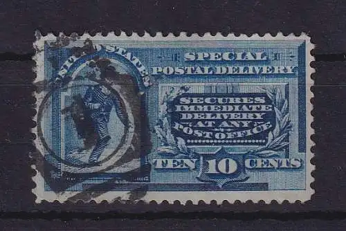 USA 1894 Spezial-Postbote 10 Cents Mi.-Nr. 102 gestempelt