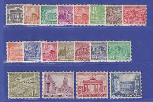 Berlin 1949 Berliner Bauten Mi.-Nr. 42-60 Satz komplett postfrisch ** 