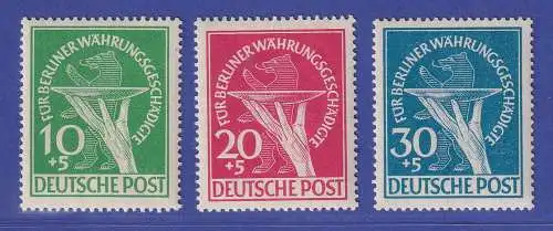 Berlin 1949 Berliner Währungsgeschädigte Mi.-Nr. 68-70 postfrisch ** 