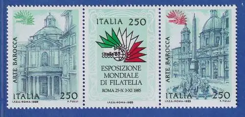 Italien 1985 Briefmarkenausst. ITALIA `85, Barockkunst Mi.-Nr. 1916-18 **