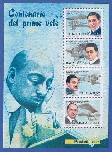Italien 2003 Blockausgabe Italienische Flugpioniere Mi.-Nr. Block 32 **