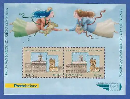 Italien 2006 Blockausgabe "Die zwei Republiken" Mi.-Nr. Block 37 **