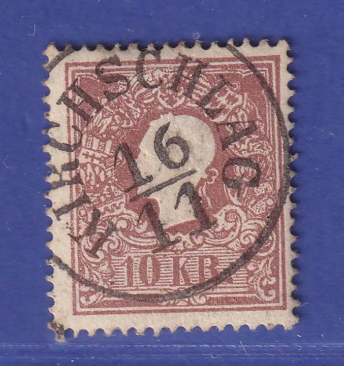 Österreich 1859 Franz Joseph 10 Kr Mi.-Nr. 14 I  O KIRCHSCHLAG gpr. PFENNINGER
