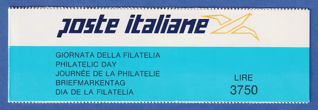 Italien 1992 Tag der Briefmarke Mi.-Nr. 2249C Markenheftchen **
