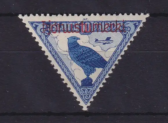 Island 1930 Dienstmarke Falke Mi.-Nr. 59 postfrisch **