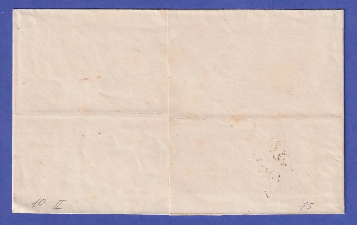 Österreich Franz Joseph 2 Kr  Mi.-Nr. 10 II  auf Brief mit Einkreis-O PESTH