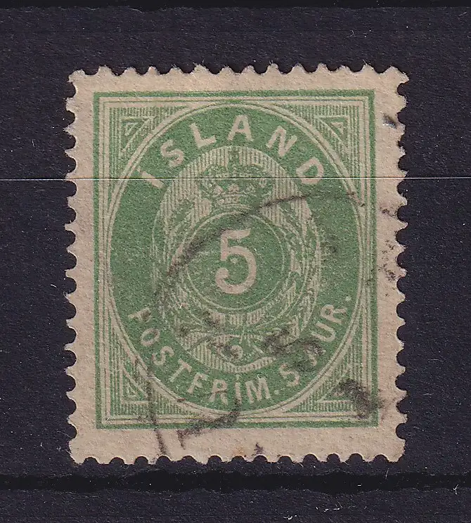 Island 1882 Ziffer Mi.-Nr. 13 A gestempelt