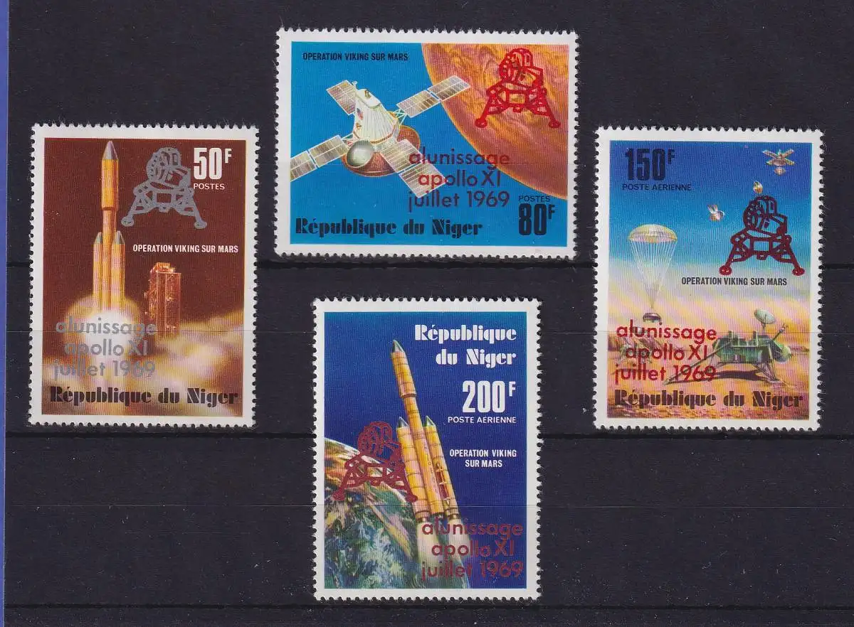 Niger 1979 Raumfahrt Mi.-Nr. 680-683 postfrisch **