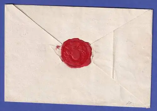 Bayern Vorphila-Chargé-Brief mit Rayon-Stempel R.4.MÜNCHEN nach Neuburg/D. 1823