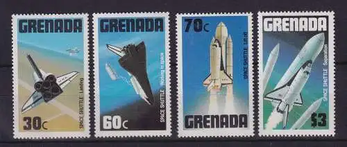 Grenada 1981 Space Shuttle Mi.-Nr. 1119-1122 postfrisch **