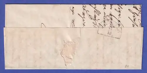 Bayern 6 Kr blau Mi.-Nr. 10 auf R-Brief aus München nach Kulmbach 1862