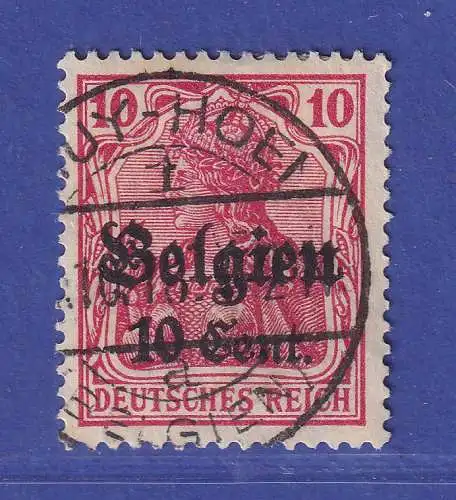 Deutsche Besetzung 1. Weltkrieg  Belgien  Mi-Nr. 14 c I gestempelt