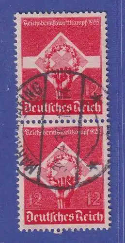 Dt. Reich 1935 Reichsberufswettkampf Mi.-Nr. 572 y senkr. Paar O gpr. PESCHL BPP