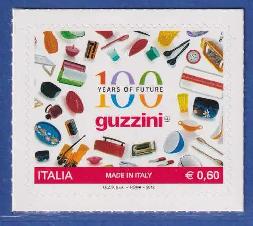 Italien 2012 Made in Italy, Einrichtungshaus Guzzini Mi.-Nr. 3568 **