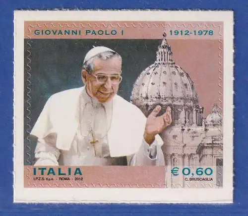 Italien 2012 Papst Johannes Paul I.,  Petersdom, Rom Mi.-Nr. 3574 **