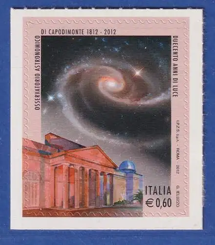 Italien 2012 Astronomisches Observatorium von Capodimonte, Neapel Mi.-Nr 3576 **