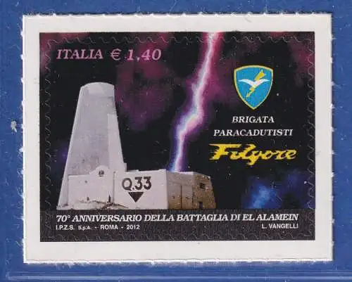 Italien 2012 Fallschirmspringer-Brigade Folgore  Mi.-Nr. 3578 **